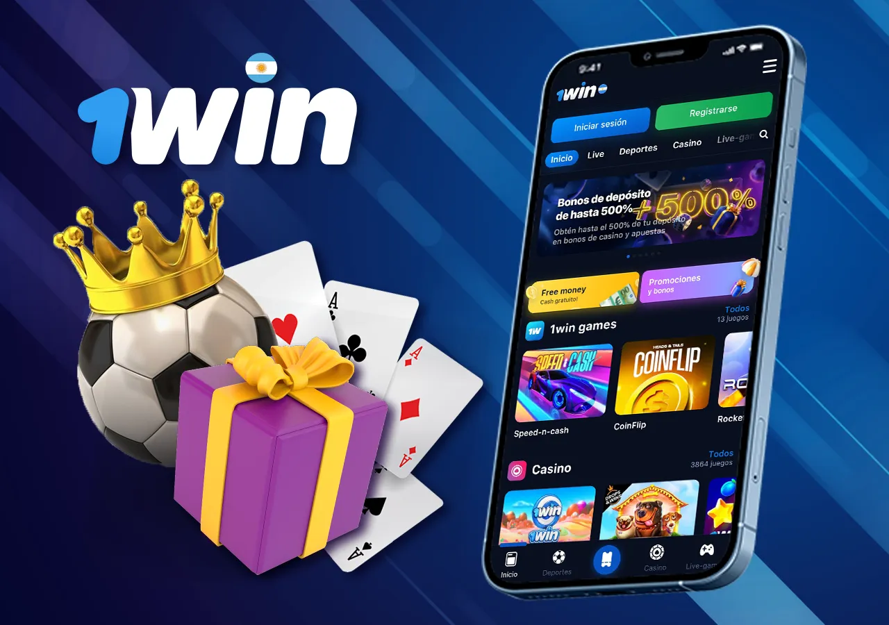 1Win aplicación de apuestas para Argentina