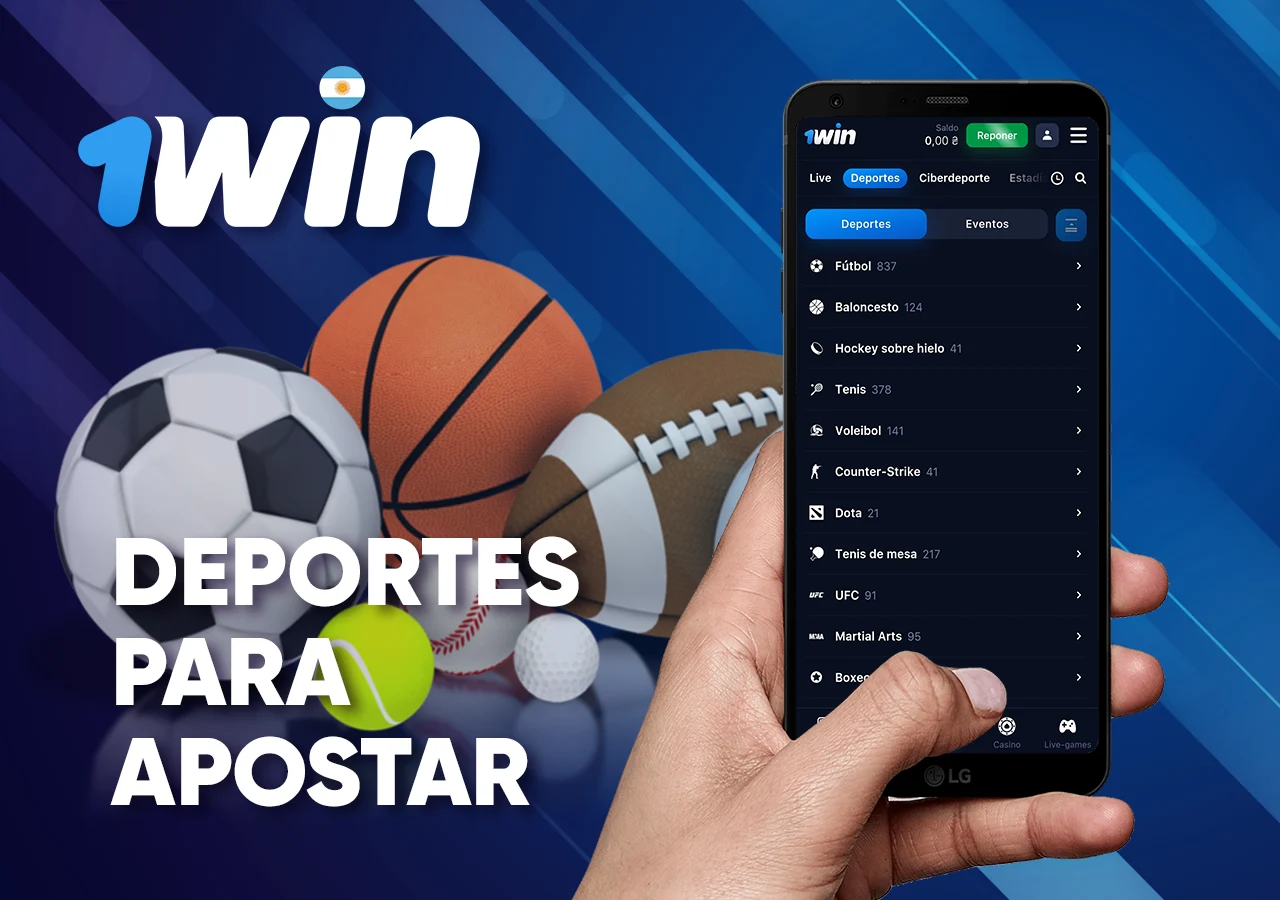 Apostar en la aplicación 1Win