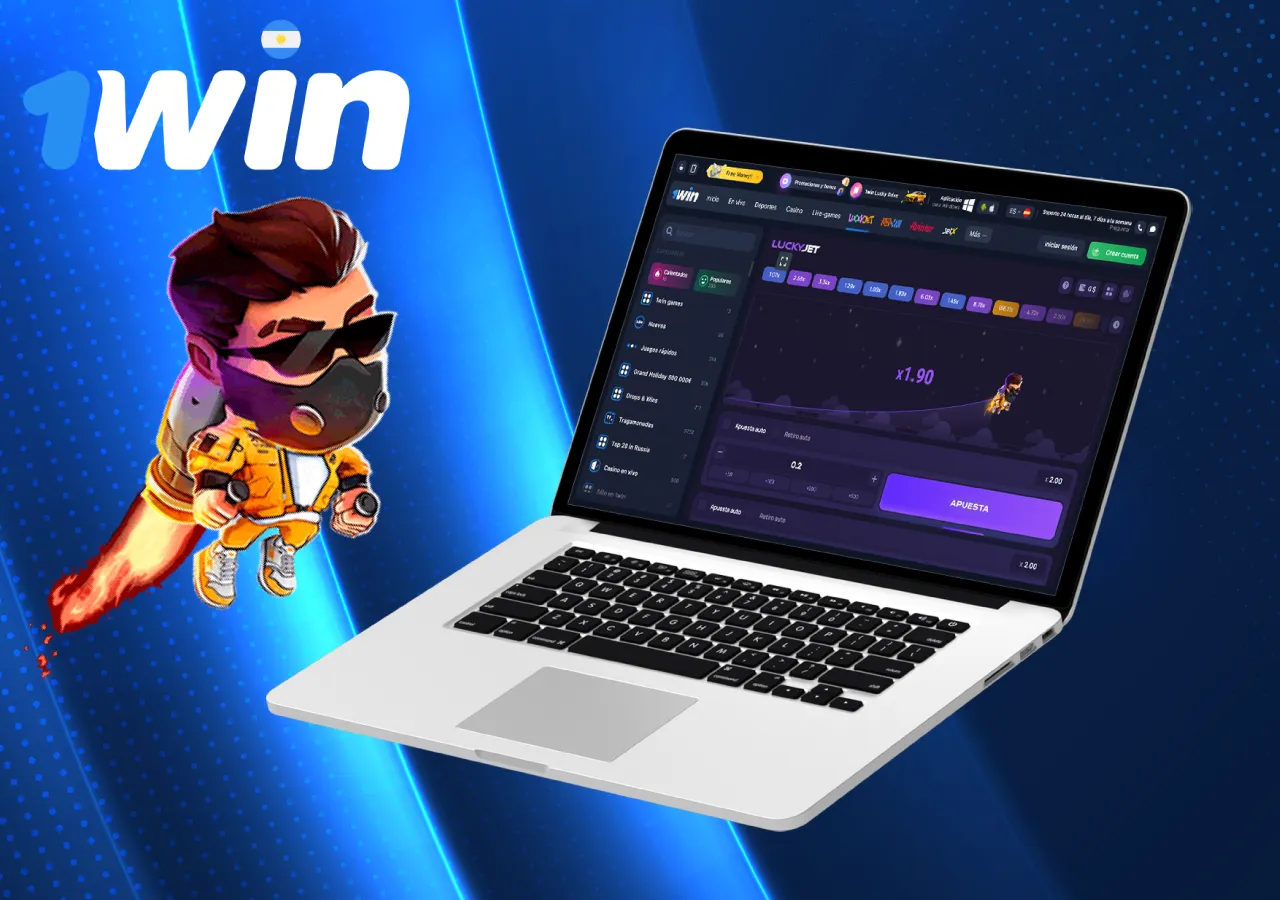 Para empezar a jugar a Lucky Jet, inicia sesión o regístrate para obtener una cuenta