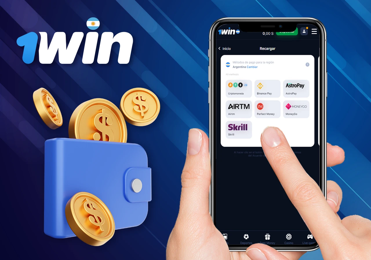 Descripción de los métodos de depósito y retiro.