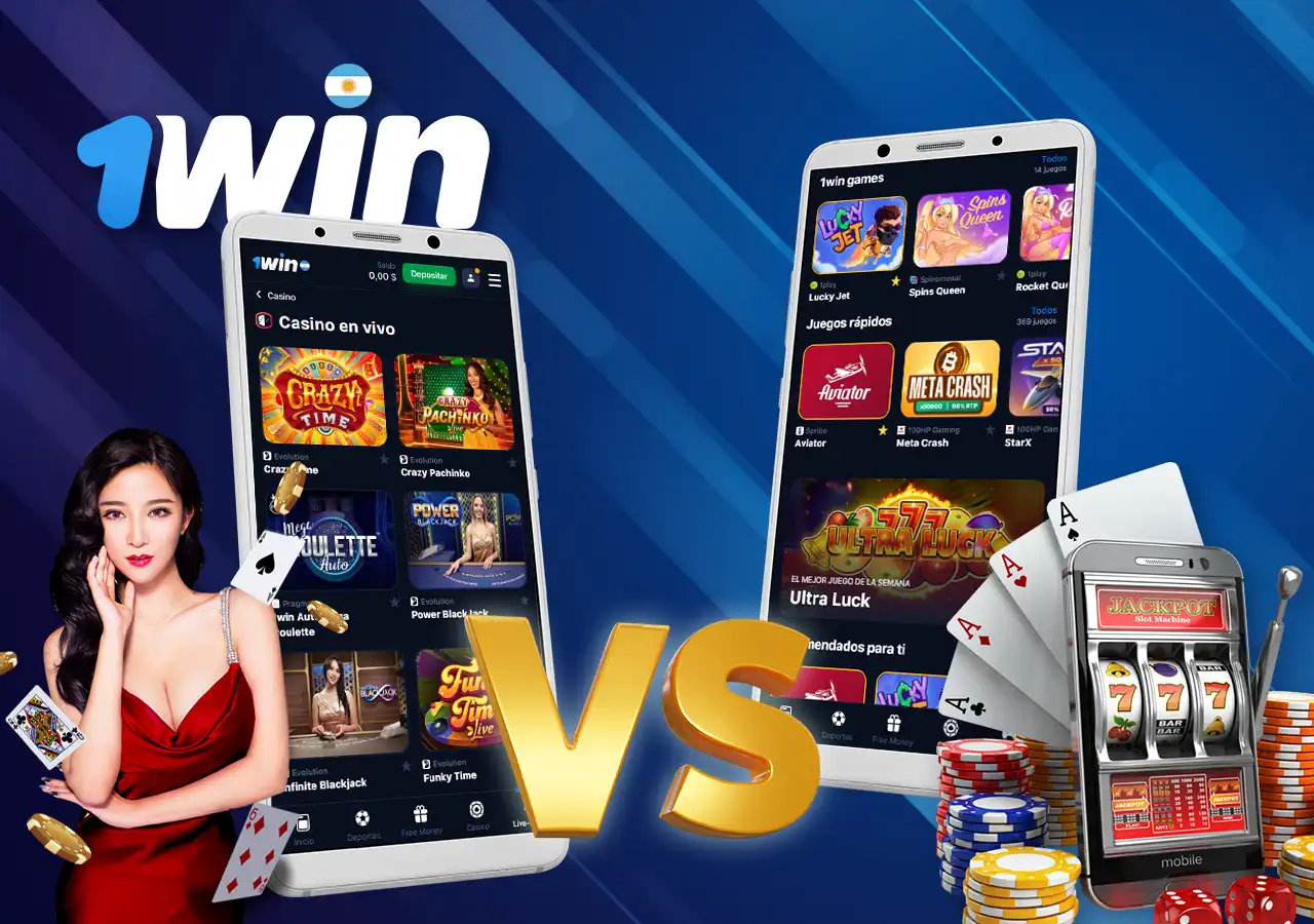 Comparación de características de los casinos online y los casinos en vivo