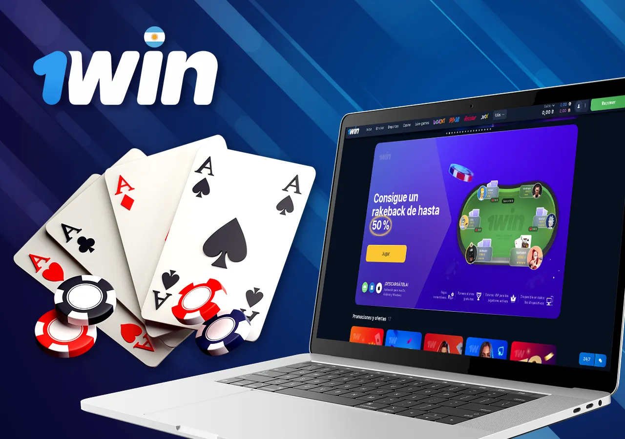 Juega al póquer de forma rentable y divertida con 1Win Casino