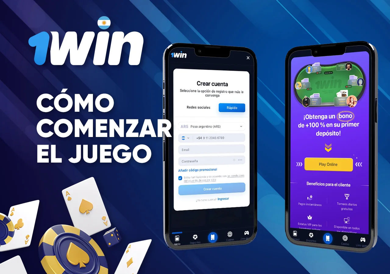 Para empezar a ganar al póquer tienes que crear una cuenta y hacer un depósito