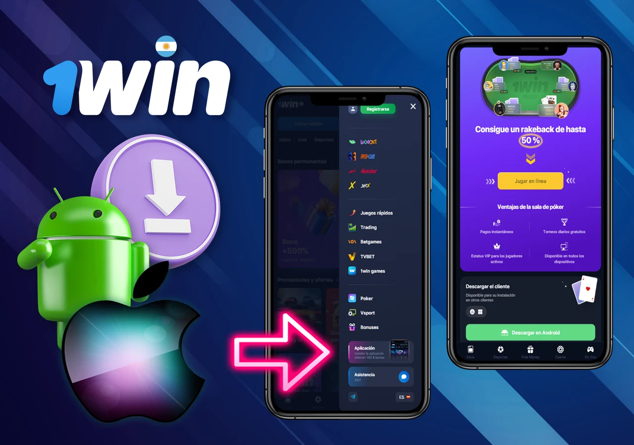 Instale la sencilla y directa aplicación móvil para acceder a las mesas de póquer siempre que lo desee