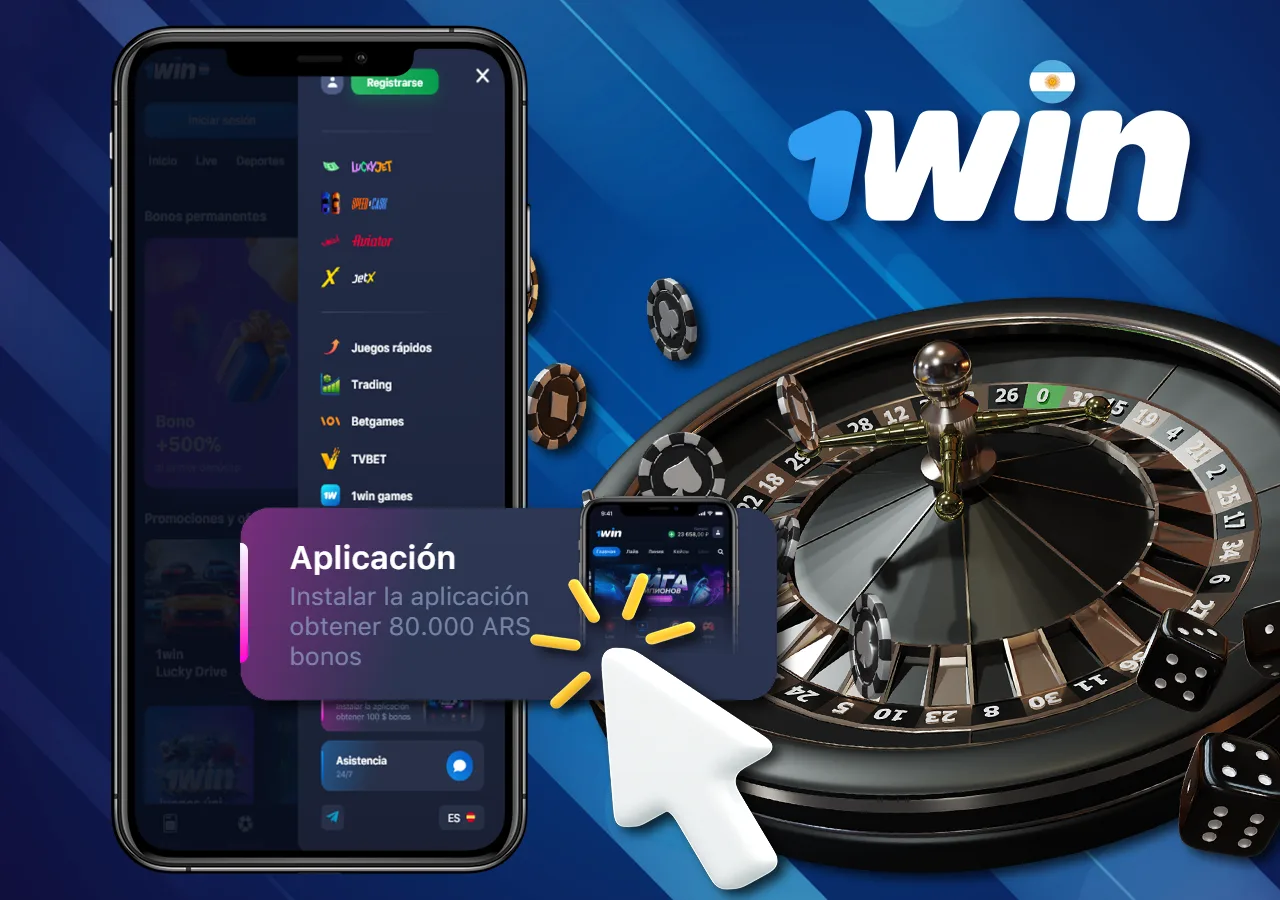 Instrucciones detalladas para instalar la aplicación móvil gratuita 1Win