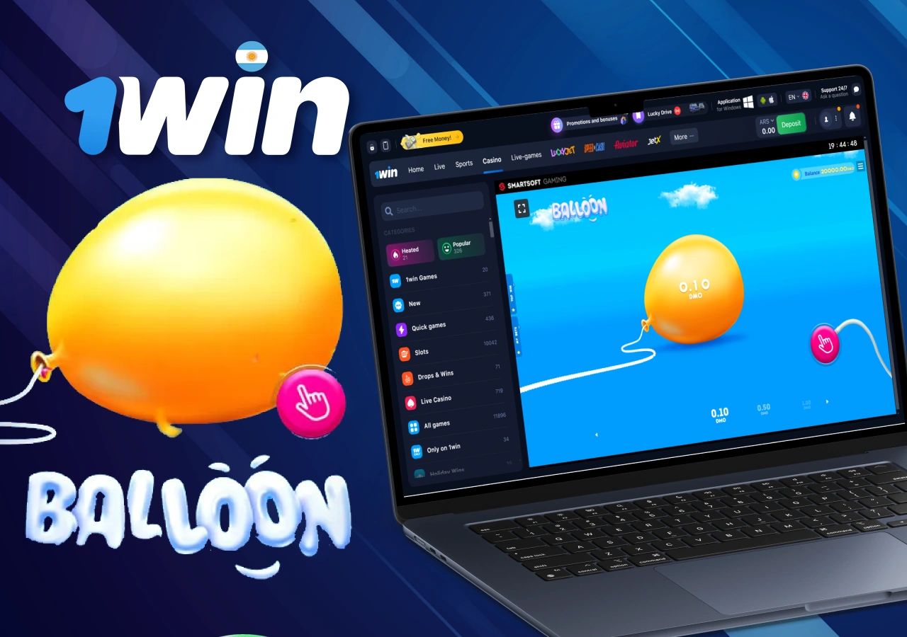 Balloon es un juego muy popular entre los usuarios de casinos argentinos