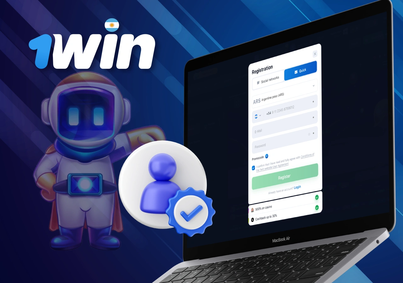 Proceso de creación de una cuenta para jugar al juego de casino online