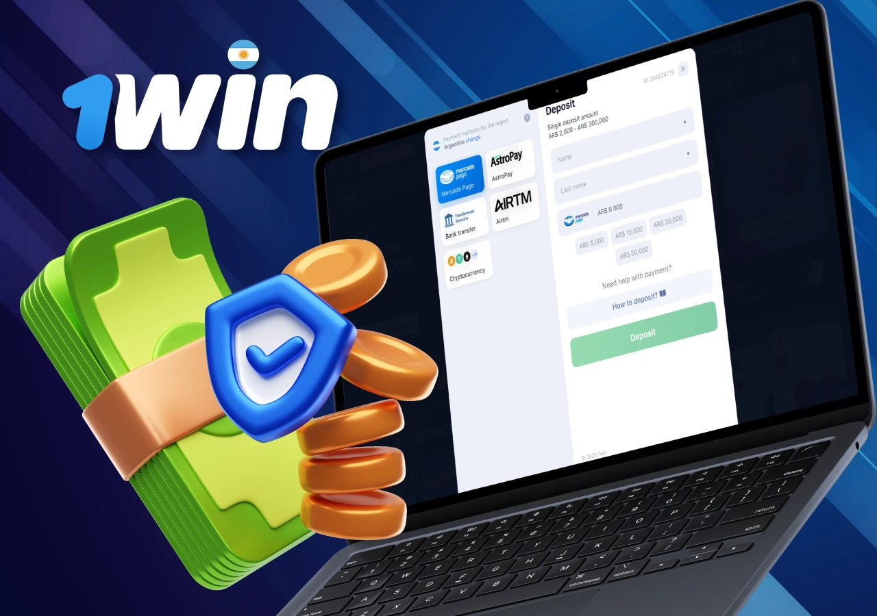 Métodos de pago disponibles en 1Win Argentina